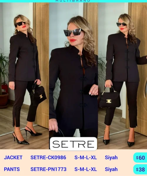 Жакет SETRE (Black, модель SETRE-CK0986) оптом