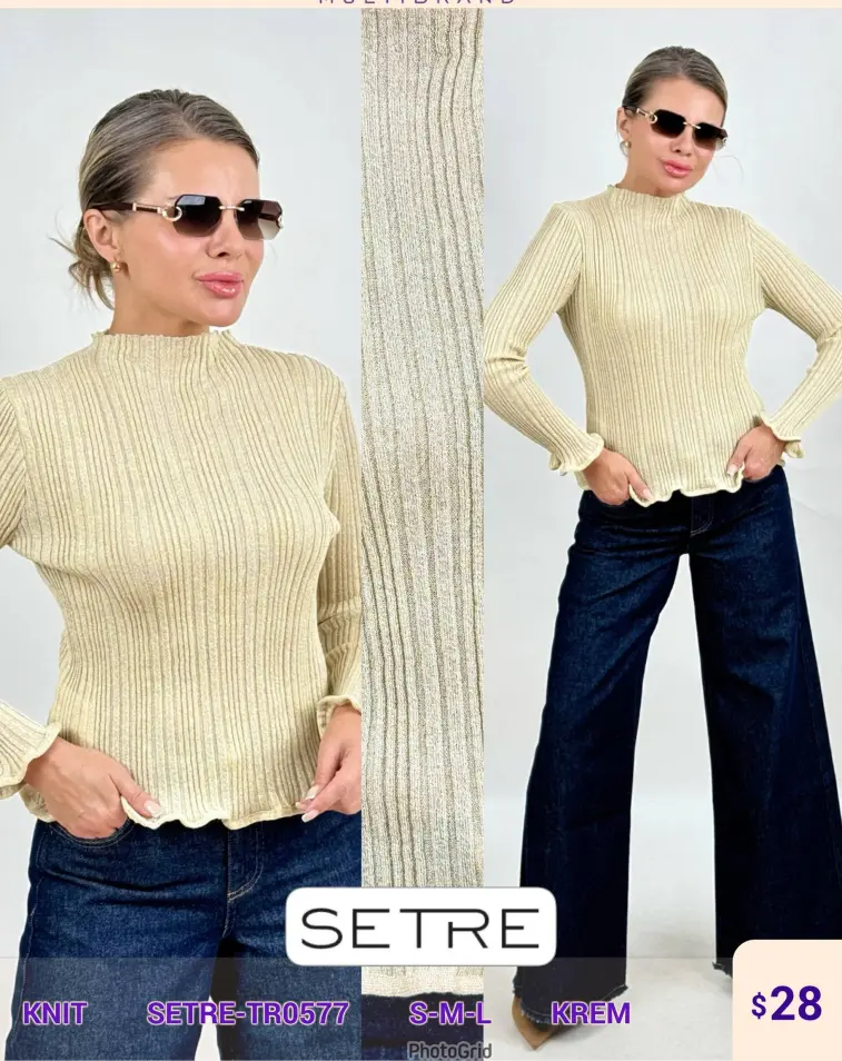 Трикотаж SETRE (Cream, модель SETRE-TR0577) оптом