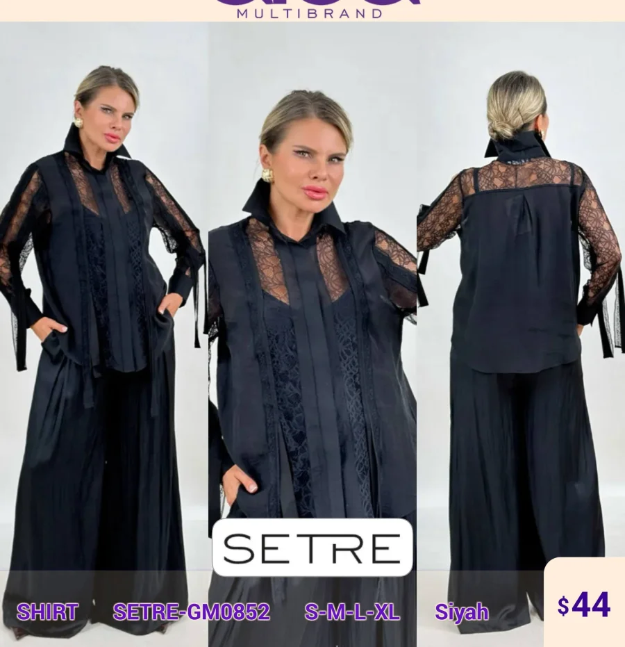 Рубашка SETRE (Black, модель SETRE-GM0852) оптом