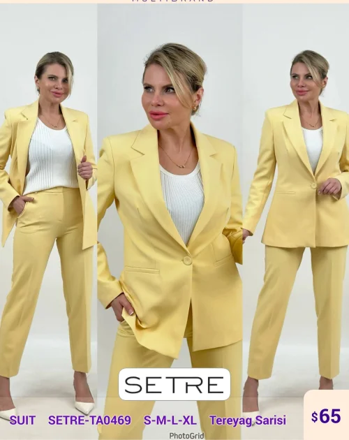 Костюмы и комплекты SETRE (Желтый, модель SETRE-TA0469) оптом