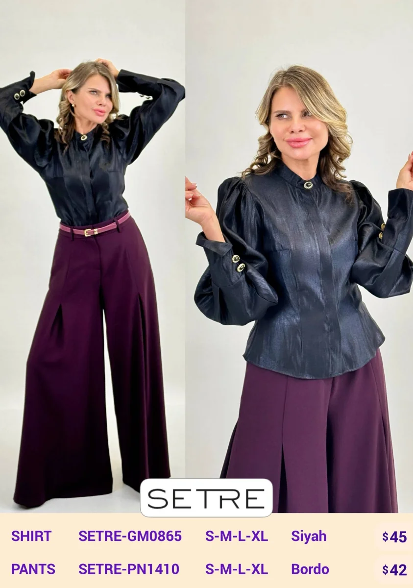 Брюки SETRE (Burgundy, модель SETRE-PN1410) оптом