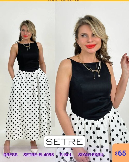 Платье SETRE (Черный, модель SETRE-EL4095) оптом