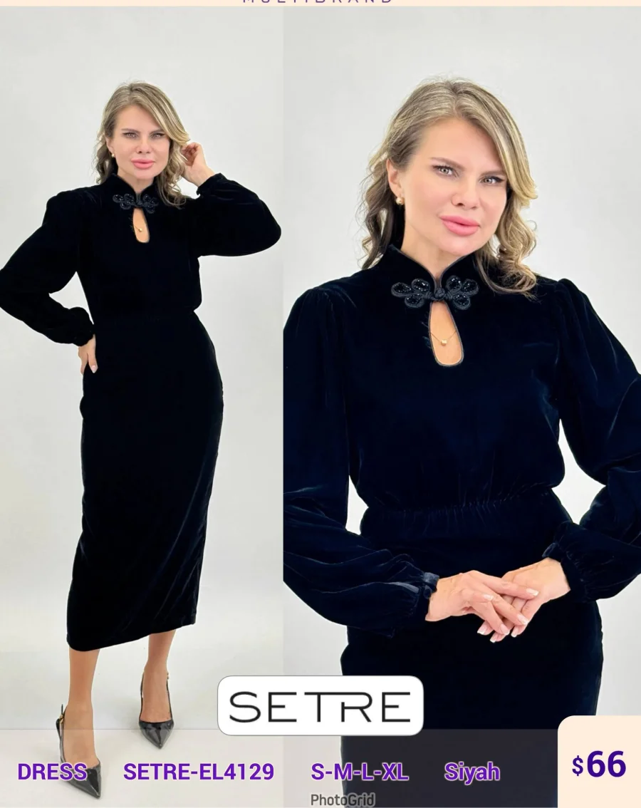 Платье SETRE (Black, модель SETRE-EL4129) оптом