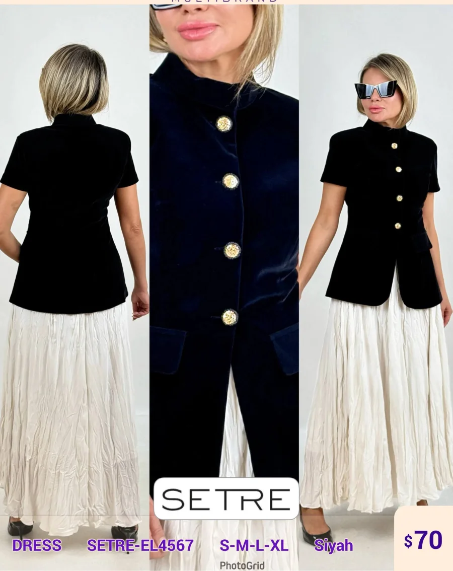 Платье SETRE (Black, модель SETRE-EL4567) оптом
