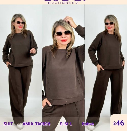 Костюмы и комплекты SETRE (Brown, модель AMIA-TA0626) оптом