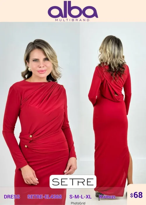 Платье SETRE (Red, модель SETRE-EL4368) оптом