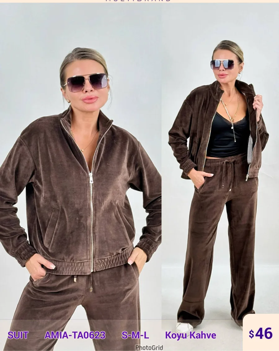 Костюмы и комплекты SETRE (Brown, модель AMIA-TA0623) оптом