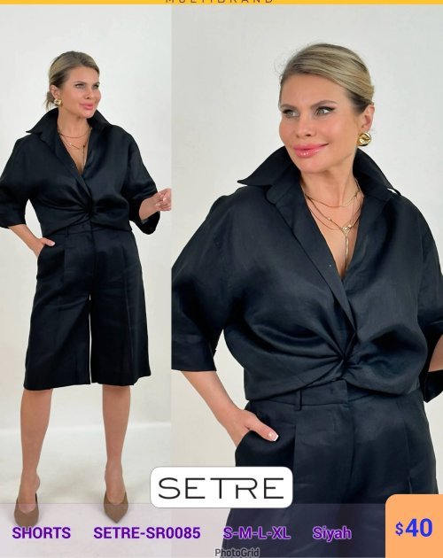 Шорты SETRE (Черный, модель SETRE-SR0085) оптом