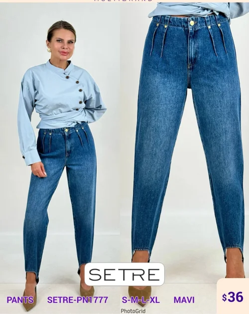 Брюки SETRE (Blue, модель SETRE-PN1777) оптом