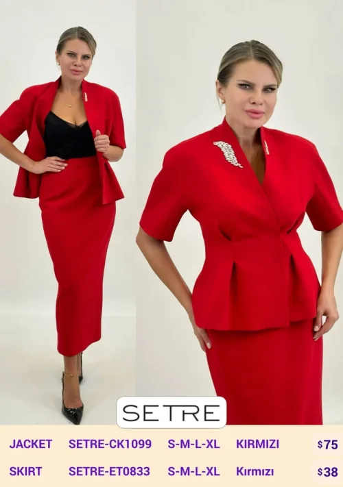 Юбка SETRE (Red, модель SETRE-ET0833) оптом
