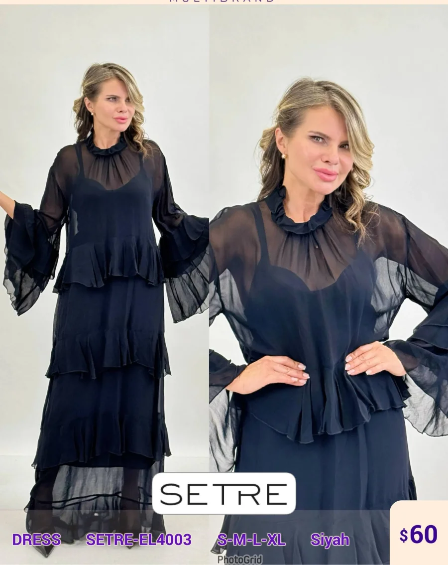 Платье SETRE (Black, модель SETRE-EL4003) оптом