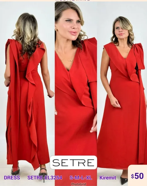 Платье SETRE (Terracotta, модель SETRE-EL3254) оптом