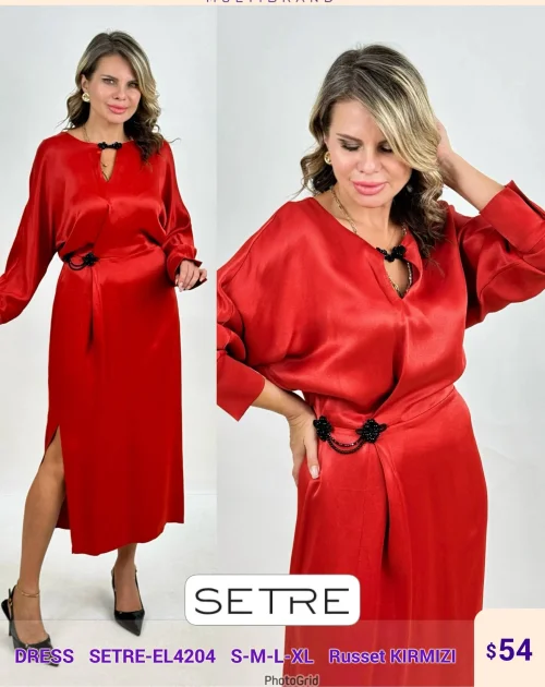 Платье SETRE (Red, модель SETRE-EL4204) оптом