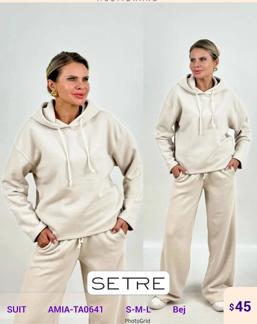 Костюмы и комплекты SETRE (Beige, модель AMIA-TA0641) оптом