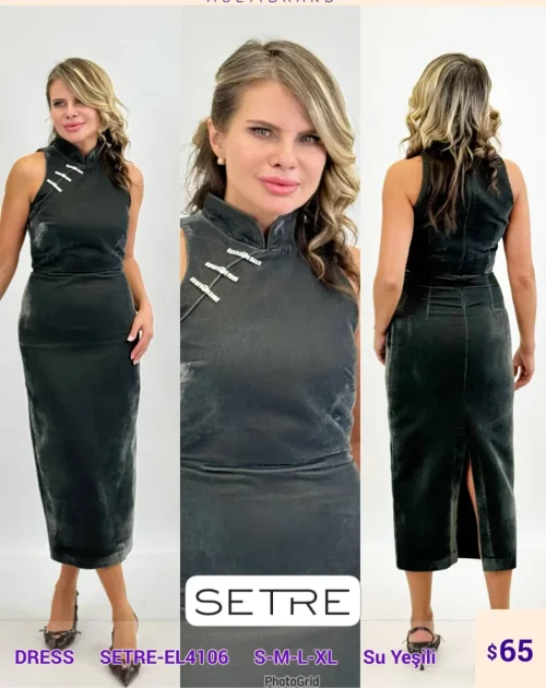 Платье SETRE (Turquoise, модель SETRE-EL4106) оптом