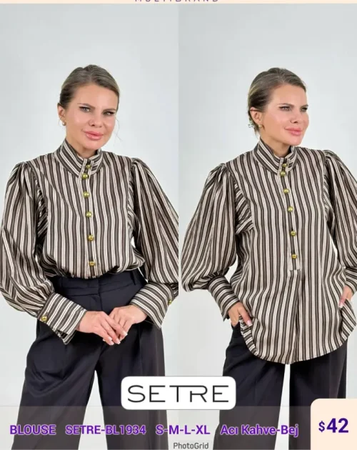 Блузка SETRE (Brown, модель SETRE-BL1934) оптом