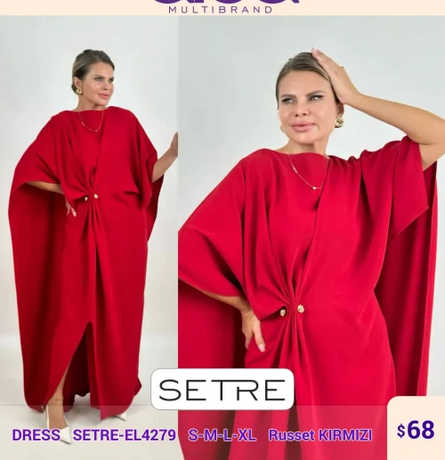 Платье SETRE (Красный, модель SETRE-EL4279) оптом