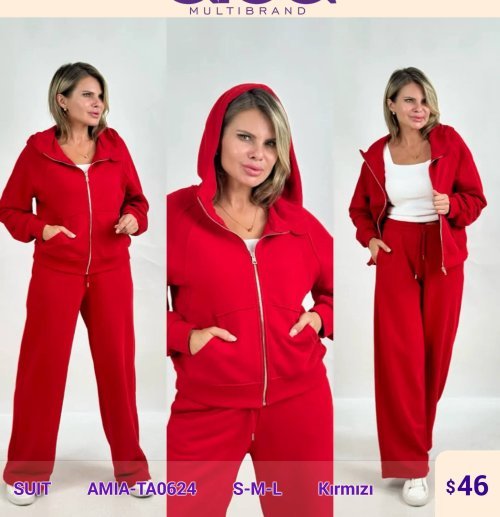 Костюмы и комплекты SETRE (Red, модель AMIA-TA0624) оптом