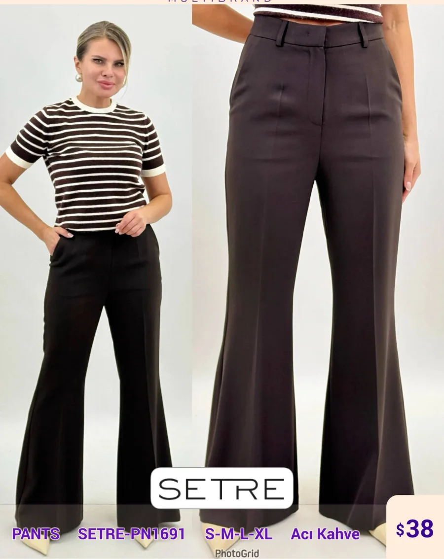 Брюки SETRE (Brown, модель SETRE-PN1691) оптом