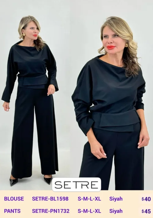 Брюки SETRE (Black, модель SETRE-PN1732) оптом