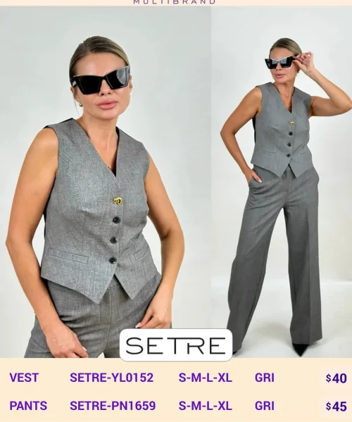 Жилет SETRE (Gray, модель SETRE-YL0152) оптом