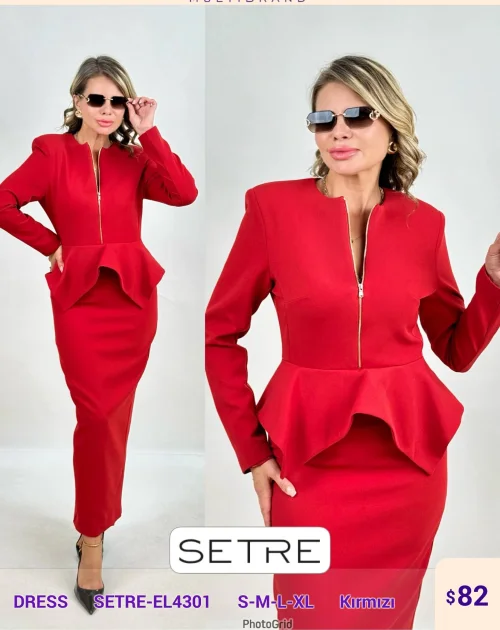 Платье SETRE (Red, модель SETRE-EL4301) оптом
