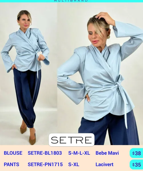 Брюки SETRE (Navy, модель SETRE-PN1715) оптом