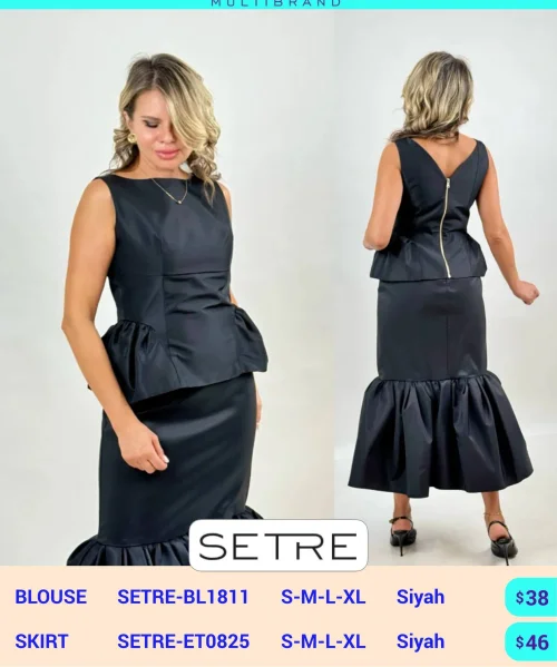 Блузка SETRE (Black, модель SETRE-BL1811) оптом