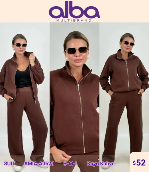 Костюмы и комплекты SETRE (Brown, модель AMIA-A0629) оптом