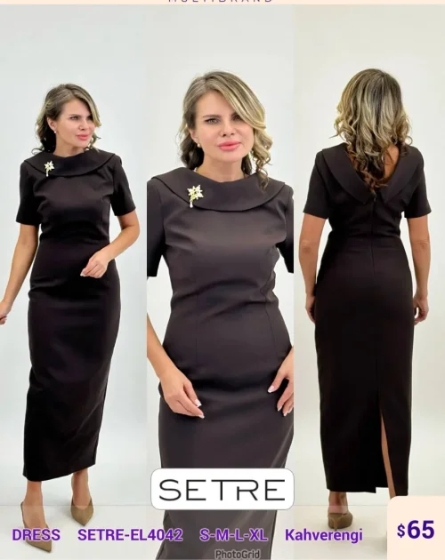Платье SETRE (Brown, модель SETRE-EL4042) оптом