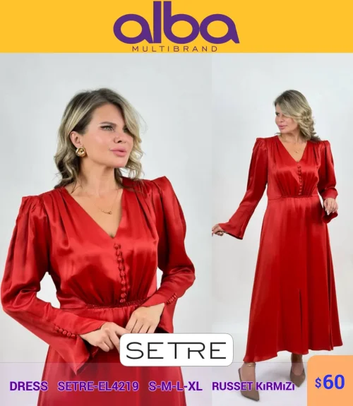 Платье SETRE (Red, модель SETRE-EL4219) оптом