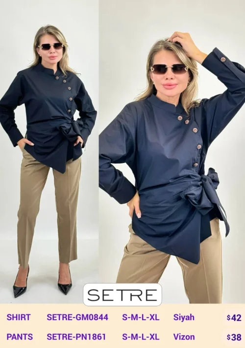 Рубашка SETRE (Black, модель SETRE-GM0844) оптом