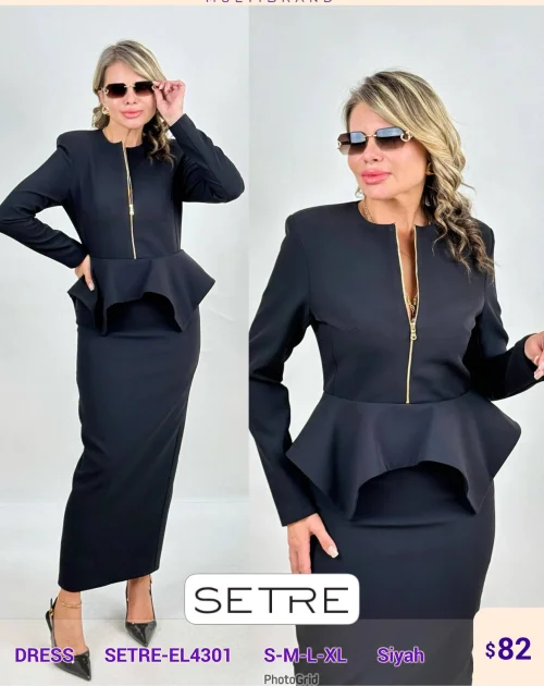 Платье SETRE (Black, модель SETRE-EL4301) оптом