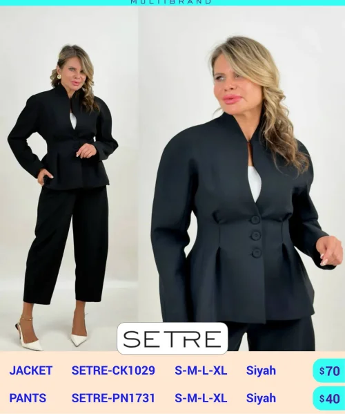 Жакет SETRE (Black, модель SETRE-CK1029) оптом