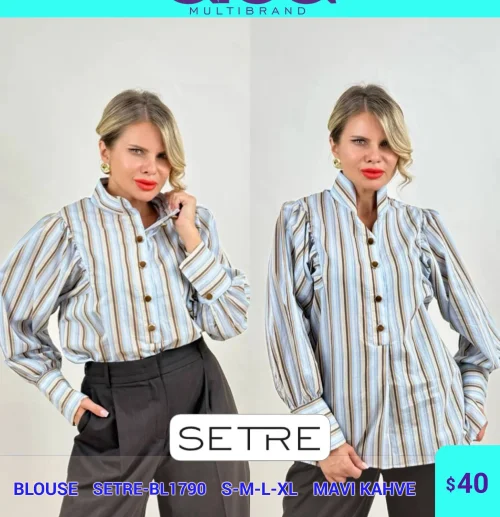 Блузка SETRE (Brown, модель SETRE-BLI790) оптом