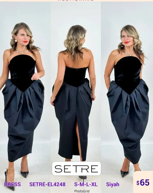 Платье SETRE (Black, модель SETRE-EL4248) оптом