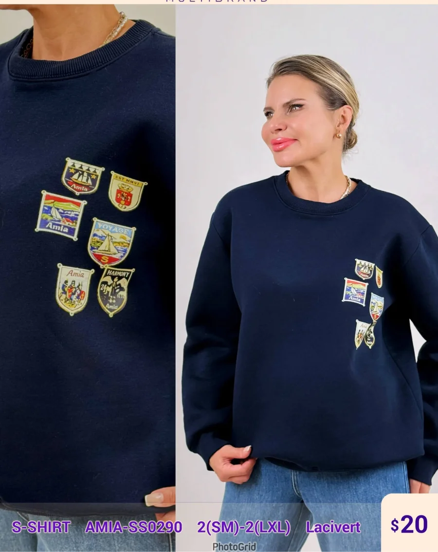 Рубашка SETRE (Navy, модель AMIA-SS0290) оптом