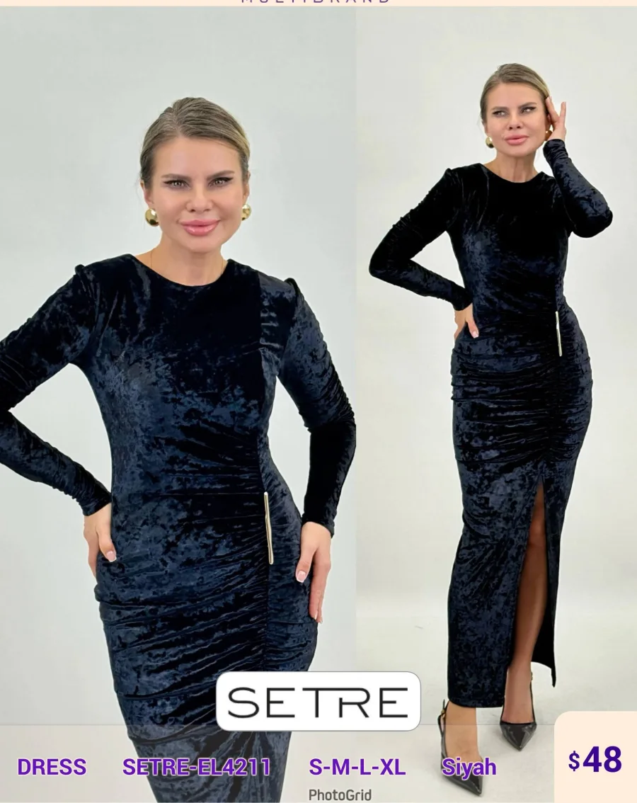 Платье SETRE (Black, модель SETRE-EL4211) оптом