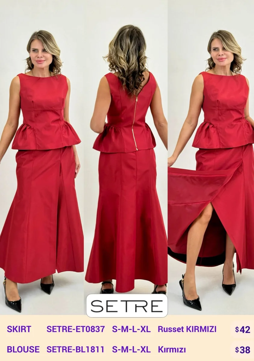 Юбка SETRE (Red, модель SETRE-ET0837) оптом