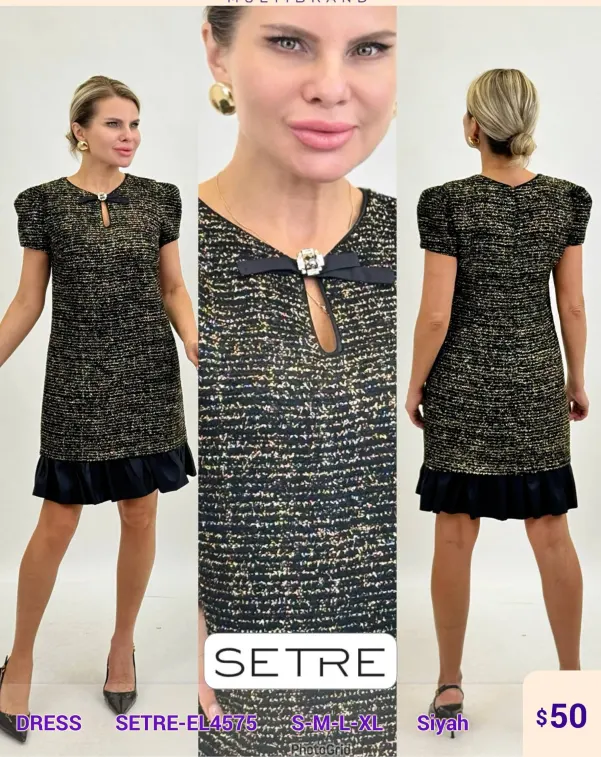 Платье SETRE (Black, модель SETRE-EL4575) оптом