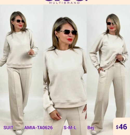 Костюмы и комплекты SETRE (Beige, модель AMIA-TA0626) оптом