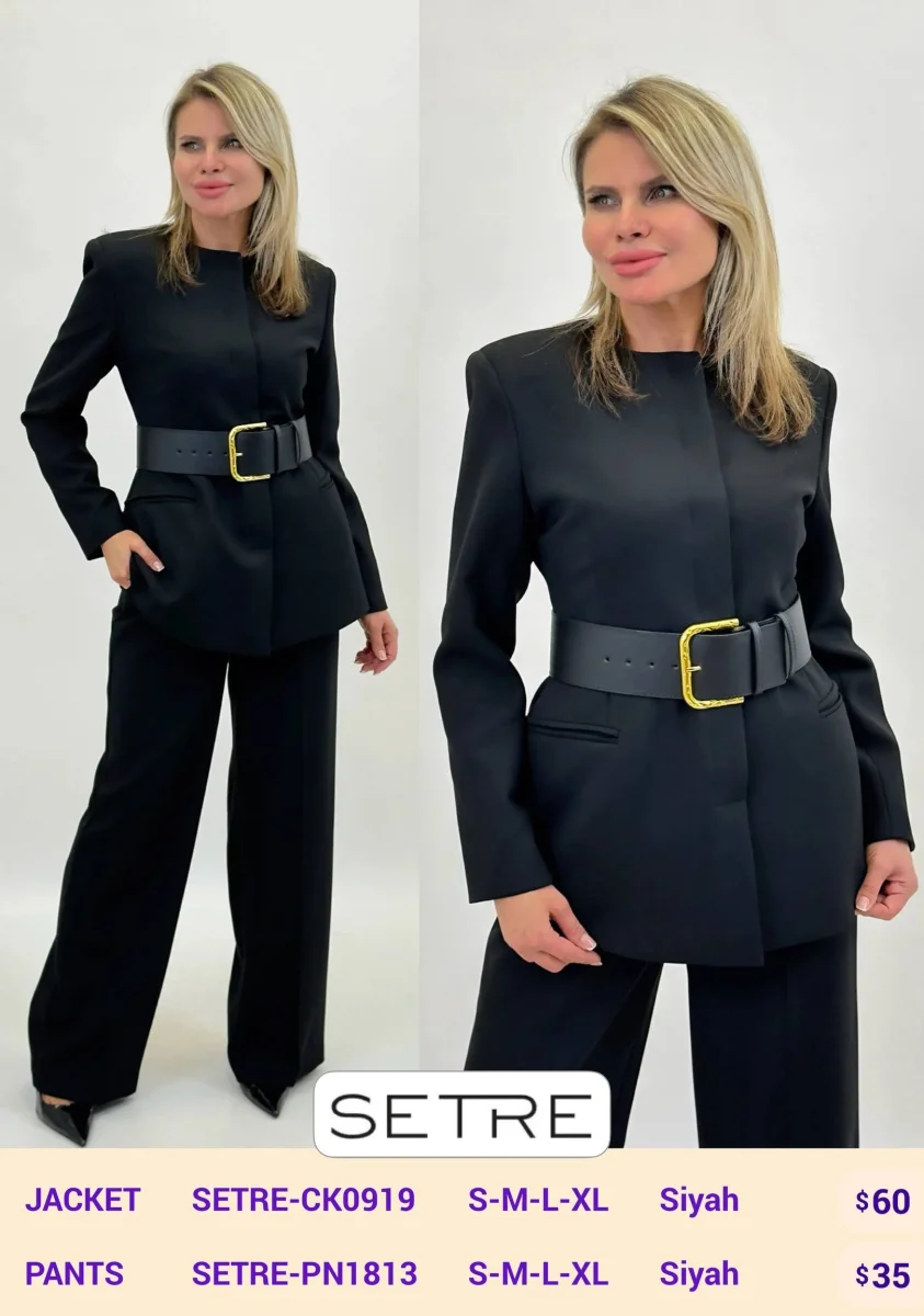 Жакет SETRE (Black, модель SETRE-CK0919) оптом