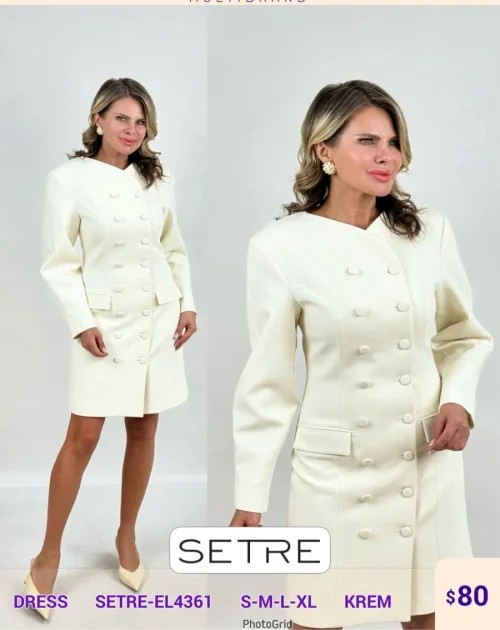 Платье SETRE (Cream, модель SETRE-EL4361) оптом