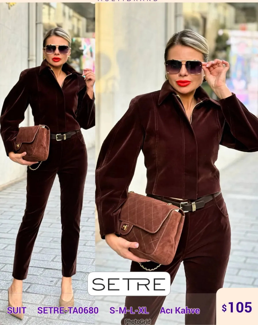 Костюмы и комплекты SETRE (Brown, модель SETRE-TA0680) оптом