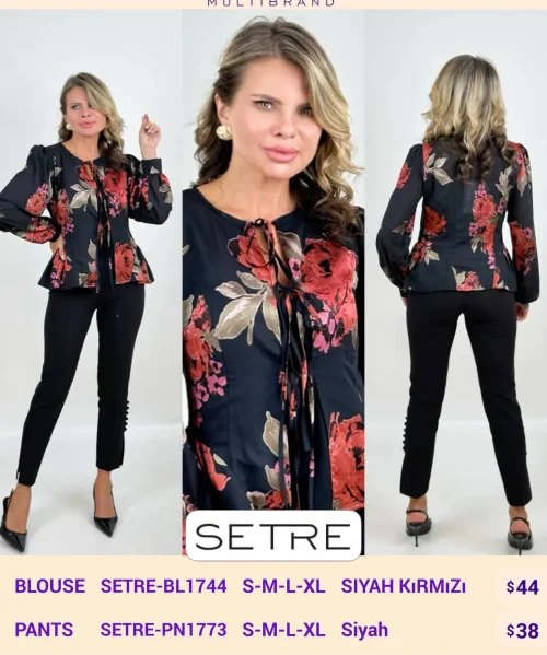 Блузка SETRE (Red, модель SETRE-BL1744) оптом