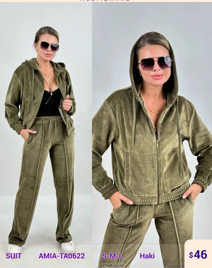 Костюмы и комплекты SETRE (Olive, модель AMIA-TA0622) оптом