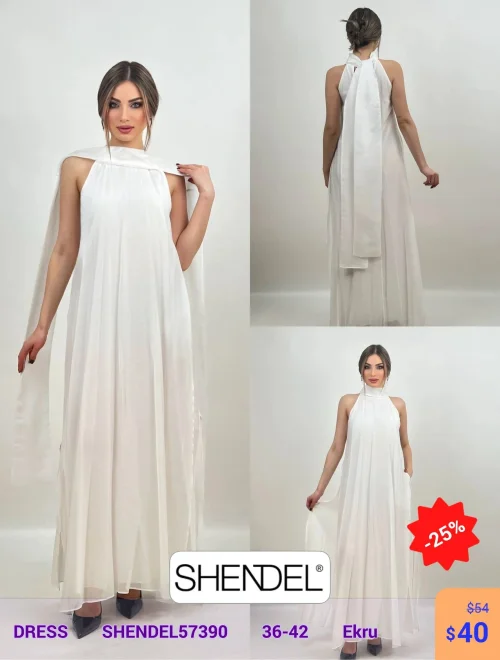 Платье Shendel (Кремовый, модель SHENDEL57390) оптом