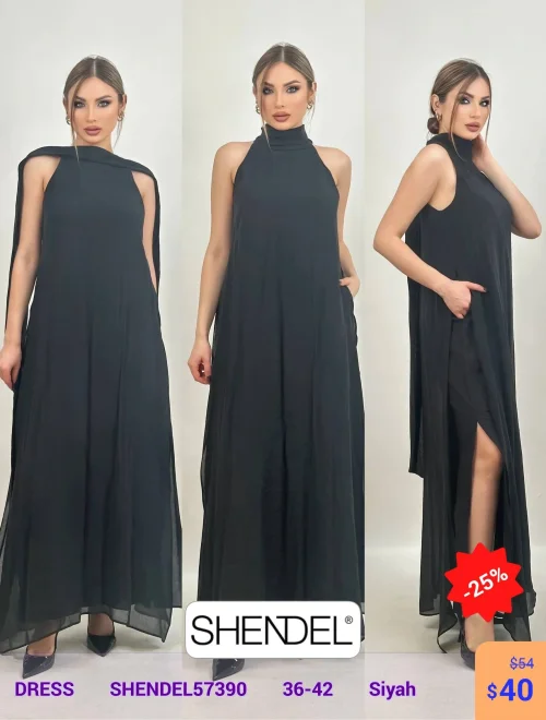 Платье Shendel (Черный, модель SHENDEL57390) оптом