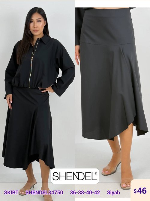 Юбка Shendel (Black, модель SHENDEL34750) оптом