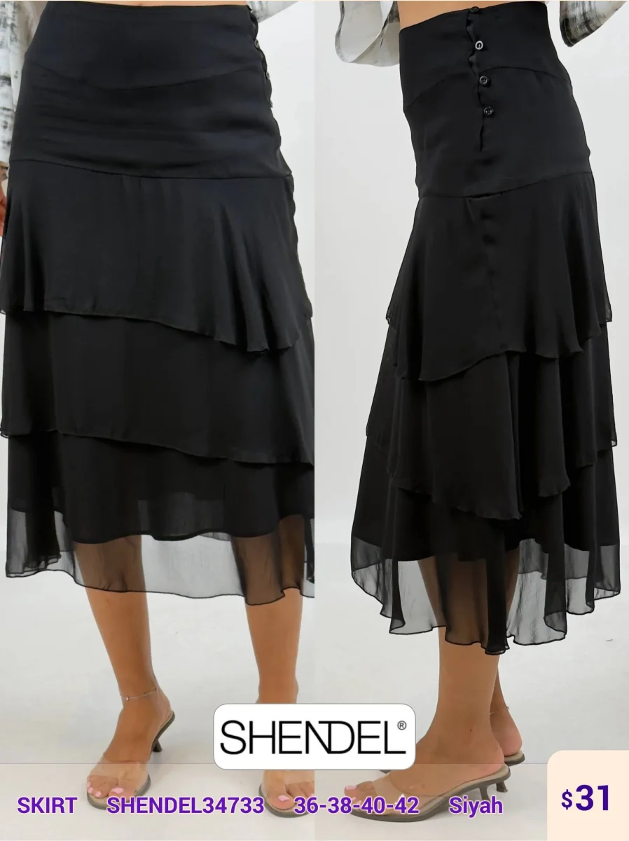 Юбка Shendel (Black, модель SHENDEL3473336) оптом